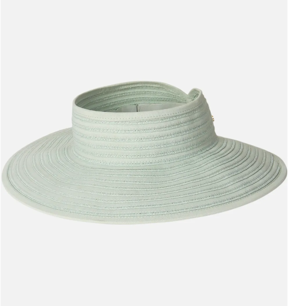 D Boreen Roll up Ladies Visor - natural, black, mint