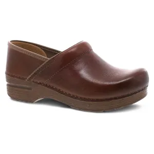 Dansko Women's Professional Saddle Full Grain Clog Leather 106531412
