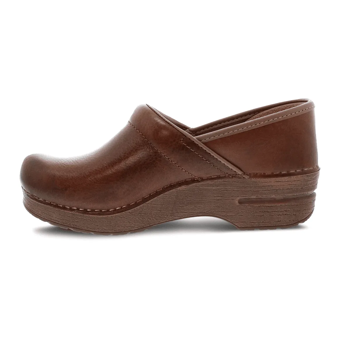 Dansko Women's Professional Saddle Full Grain Clog Leather 106531412