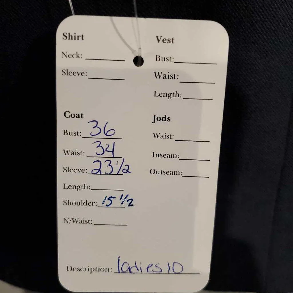 Devonaire Navy Hunt Coat 10