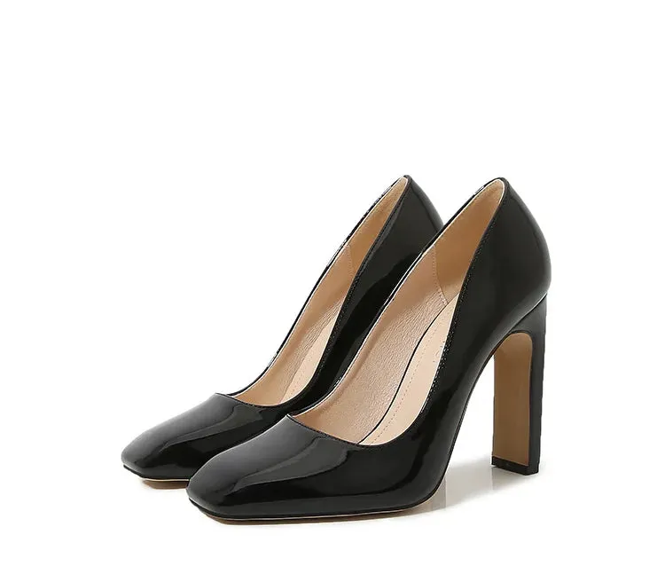 Discover Comfort and Style with Elegant Black Patent Leather Heels