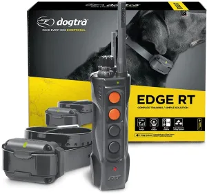 Dogtra Edge RT Long Range High-Output 1-Mile Waterproof 3-Dog Expandable Remote Dog Training E-Collar with Combination Boost Control for Professionals