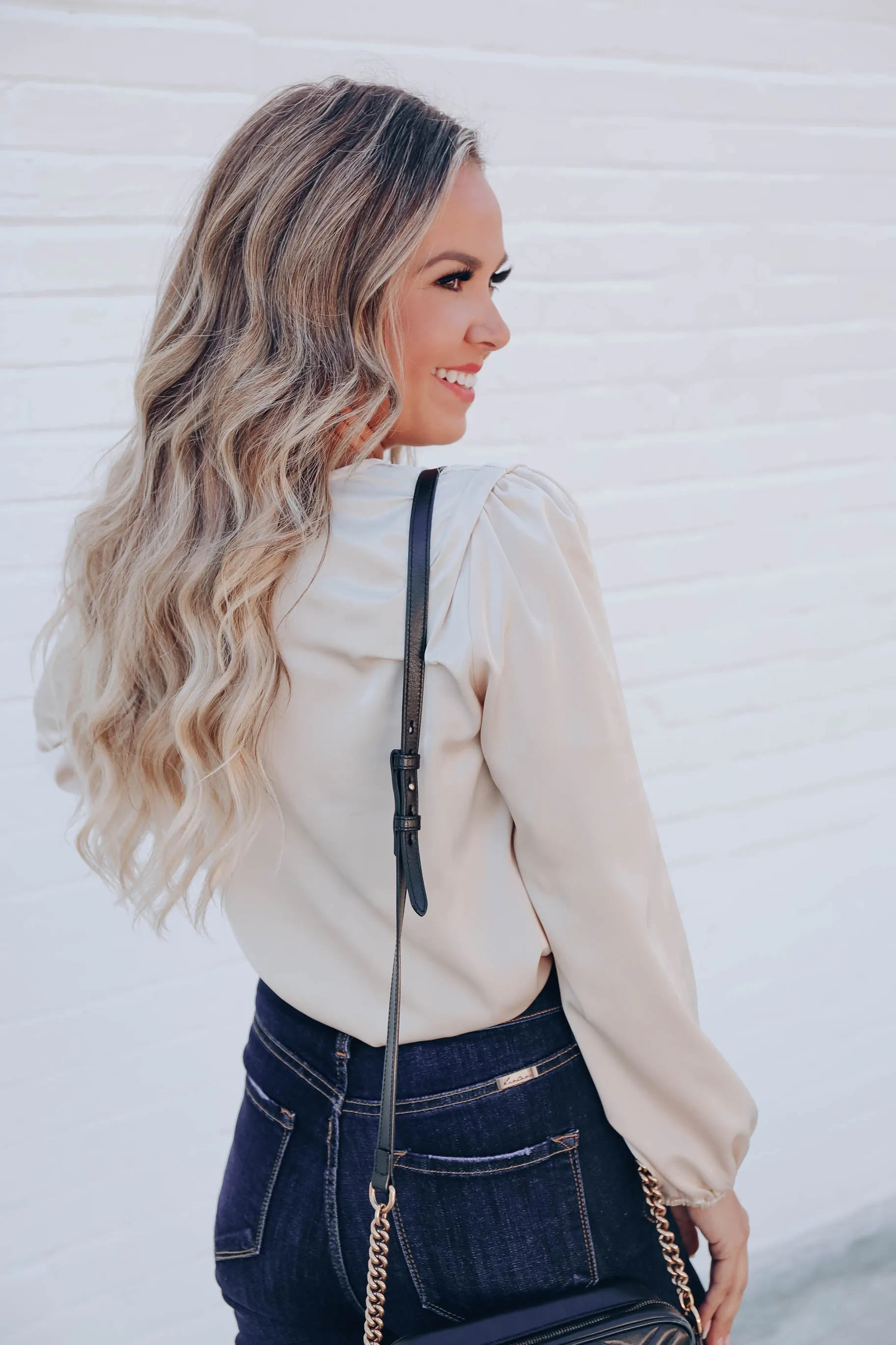 Dreamin' Of You Bodysuit - Champagne