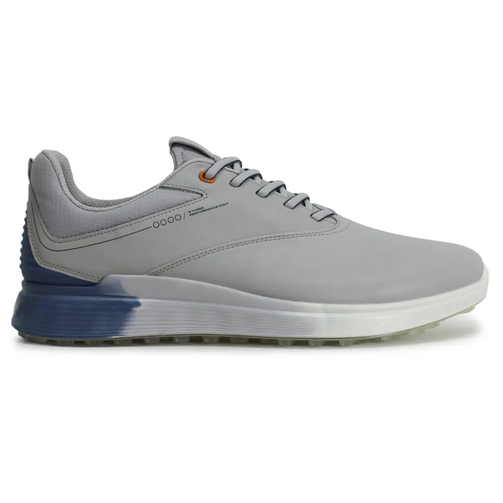 Ecco Golf S Three 102944 Leather Men's Low Top Trainers