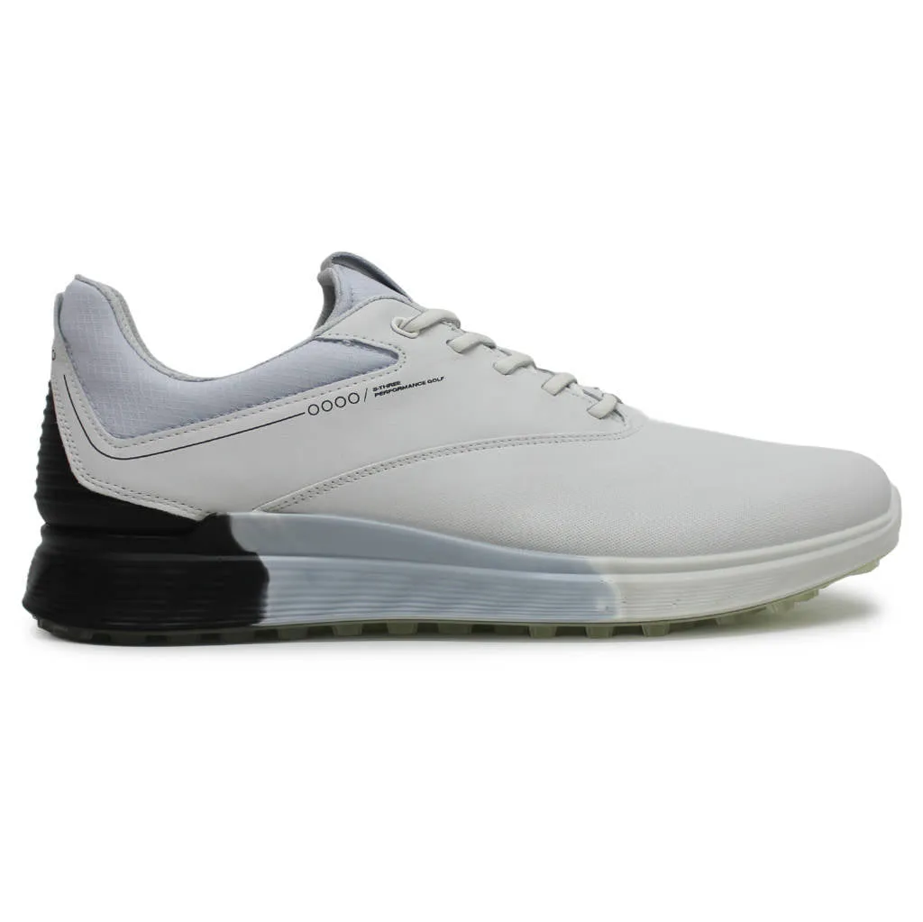 Ecco Golf S Three 102944 Leather Men's Low Top Trainers