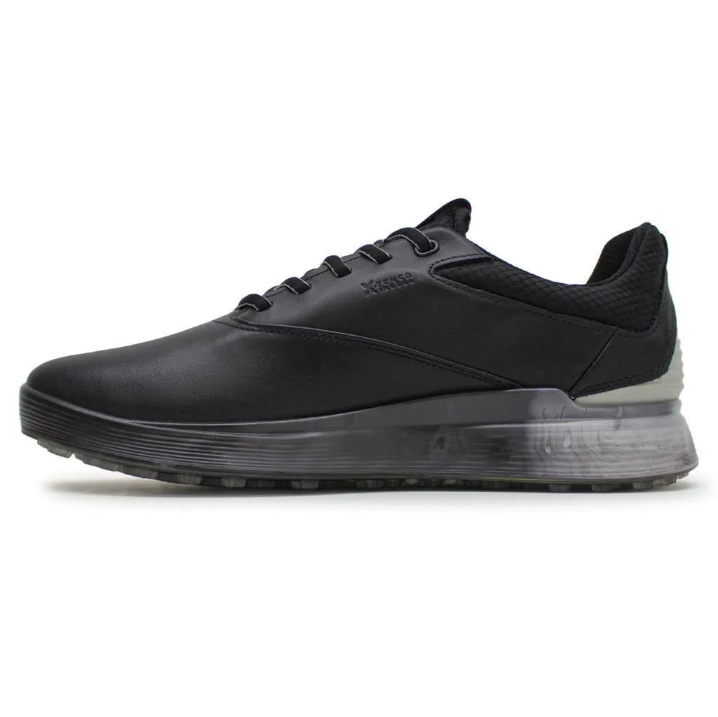 Ecco Golf S Three 102944 Leather Men's Low Top Trainers