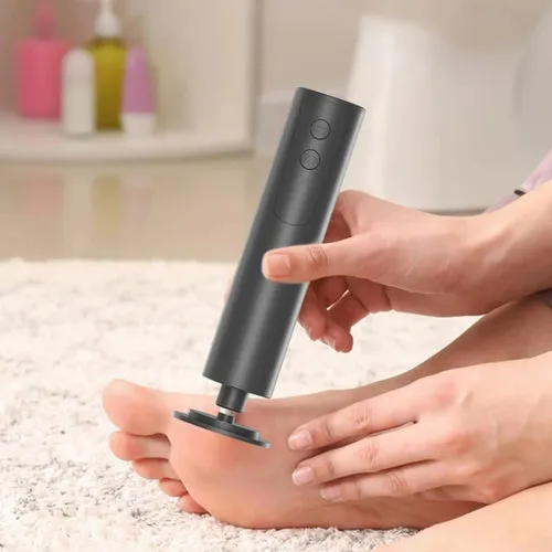 Electric Foot Callus Remover - 2 in 1 Professional Pedicure Tool with 6 Speed Adjustment