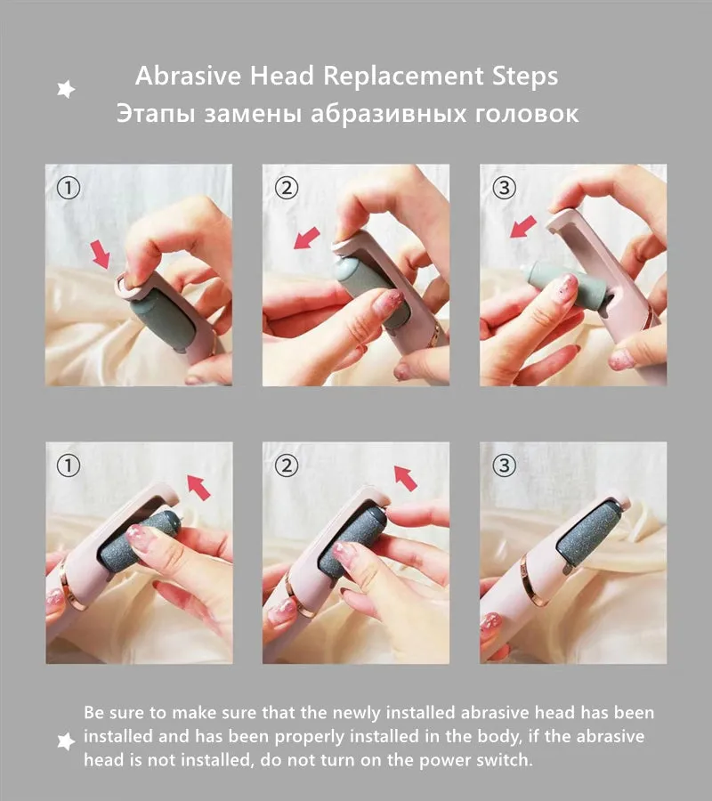 Electric Pedicure Machine Foot Grinder Pedicure Tools Foot File Callus Remover Skin Care for Heels Dead Skin Remover