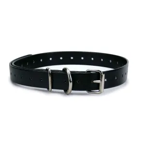 Extreme Dog Fence TPU Coated Nylon Collar Strap - Black