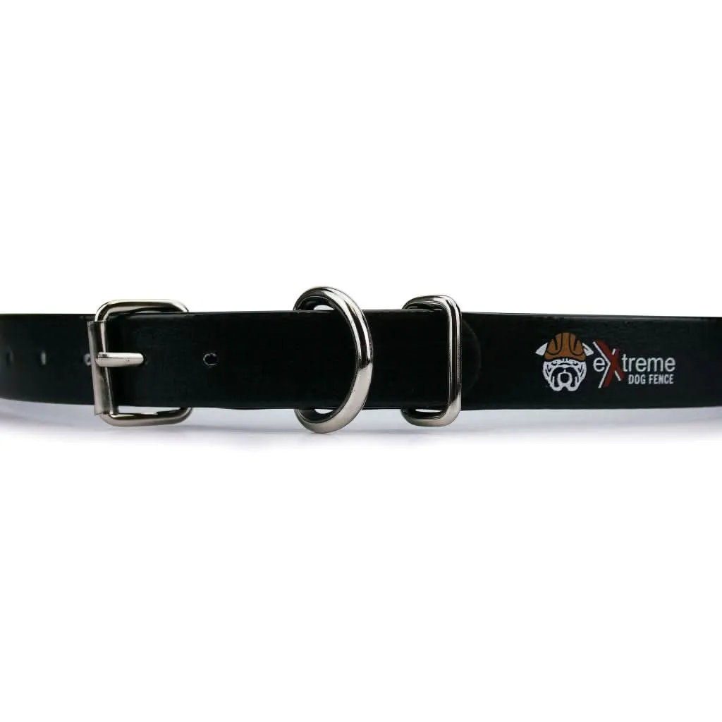 Extreme Dog Fence TPU Coated Nylon Collar Strap - Black