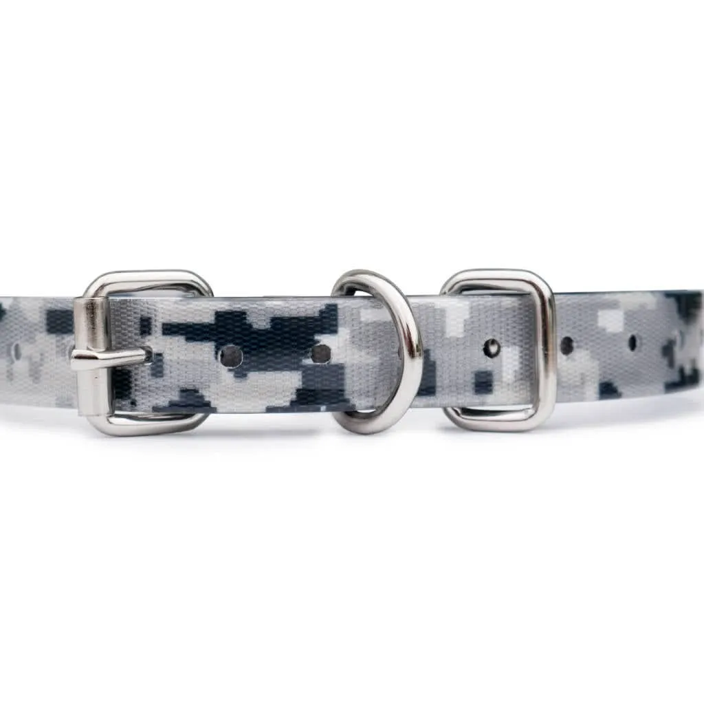 Extreme Dog Fence TPU Coated Nylon Collar Strap - Camo Gray