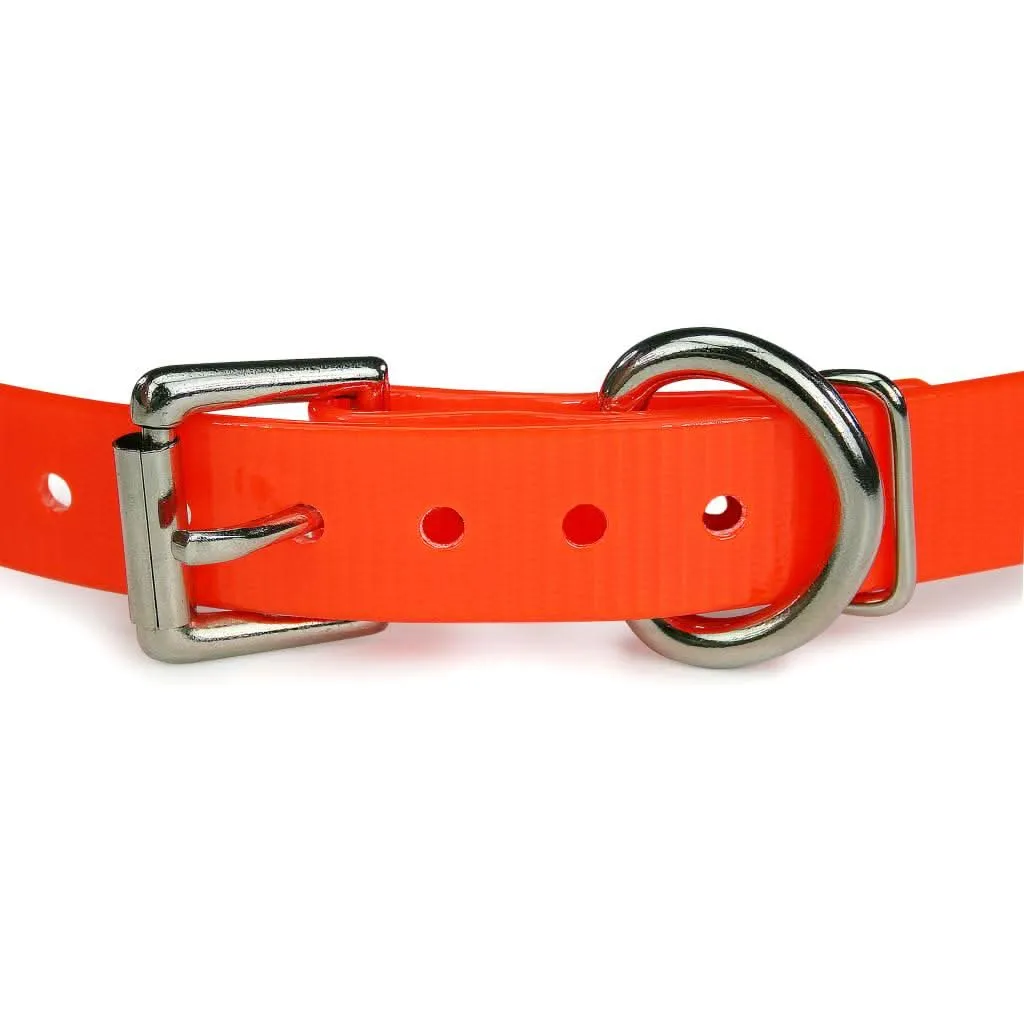 Extreme Dog Fence TPU Coated Nylon Collar Strap - Orange