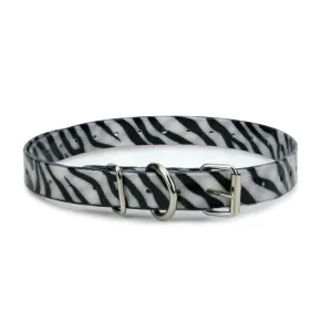 Extreme Dog Fence TPU Coated Nylon Collar Strap - Zebra