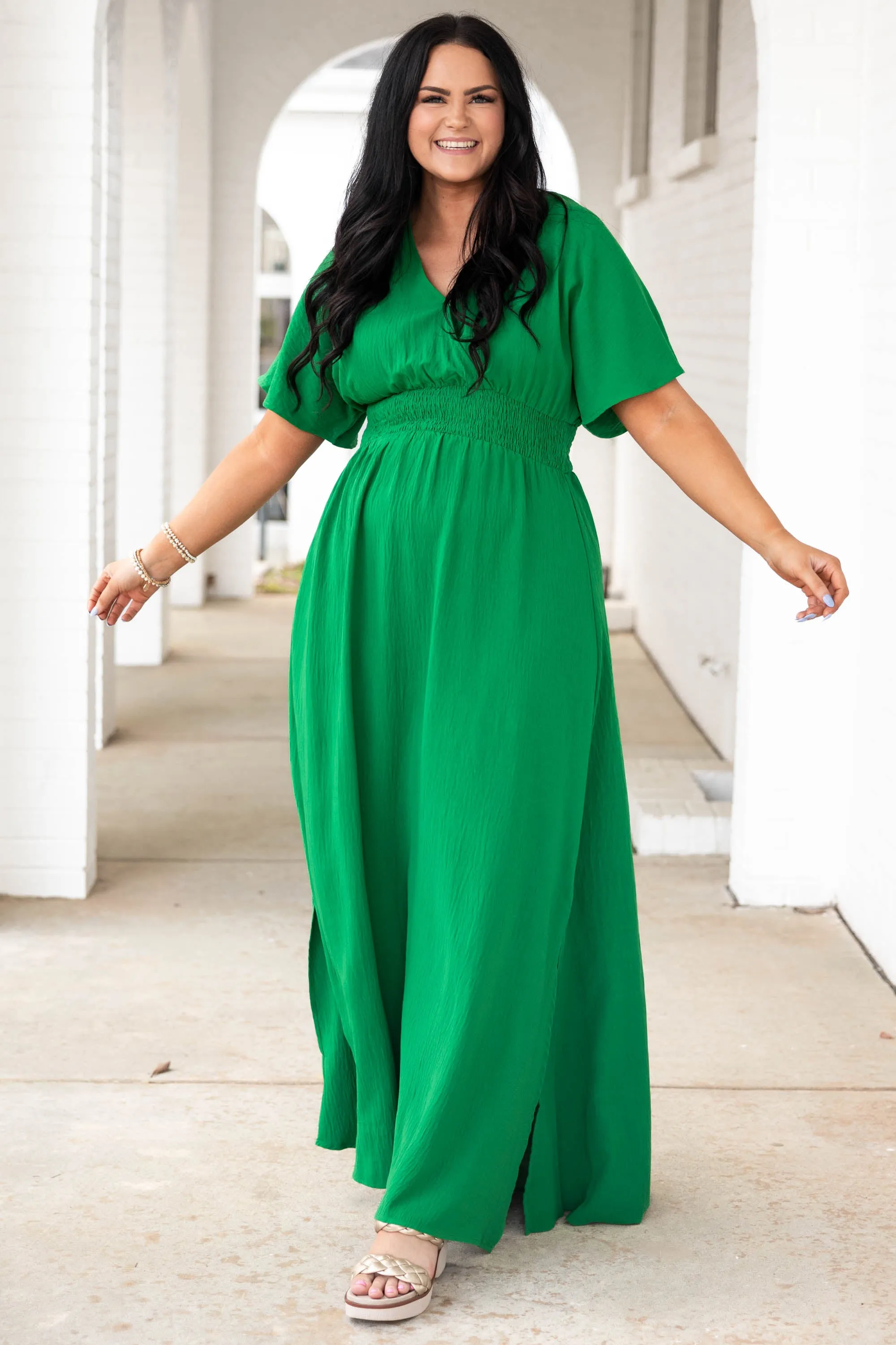 Feeling Good Maxi Dress, Kelly Green