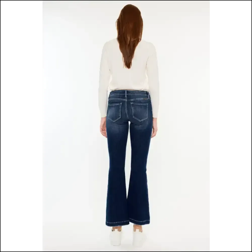 Flare Up your Fashion Game: Meet my Sassy Kancan Mid Rise Jeans! 👖✨