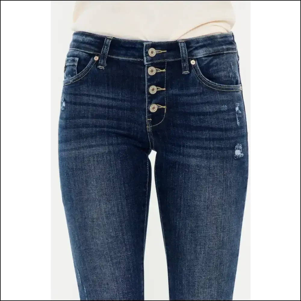 Flare Up your Fashion Game: Meet my Sassy Kancan Mid Rise Jeans! 👖✨
