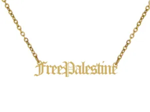 Free Palestine Necklace