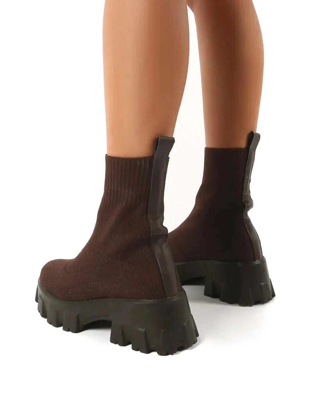 Freya | Ribbed Sock Boots