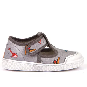 Froddo Grey Canvas Trainers