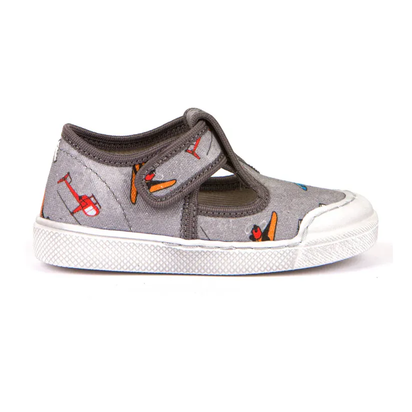 Froddo Grey Canvas Trainers