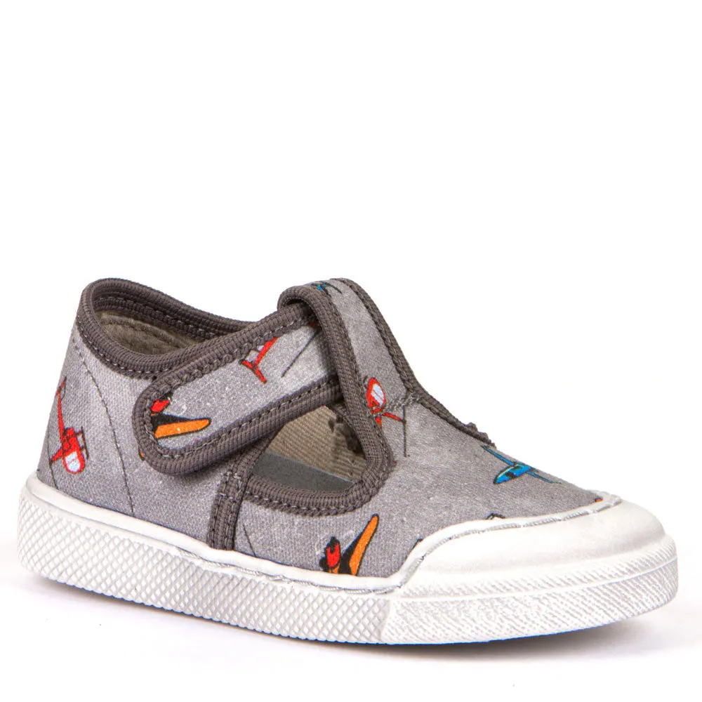 Froddo Grey Canvas Trainers