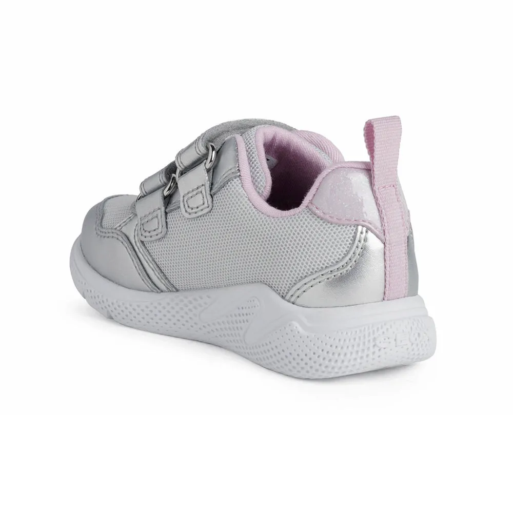 Geox B Sprintye Girl Silver/Pink Trainers