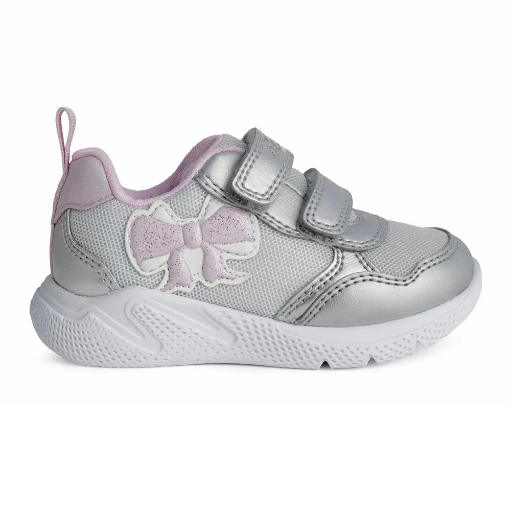 Geox B Sprintye Girl Silver/Pink Trainers