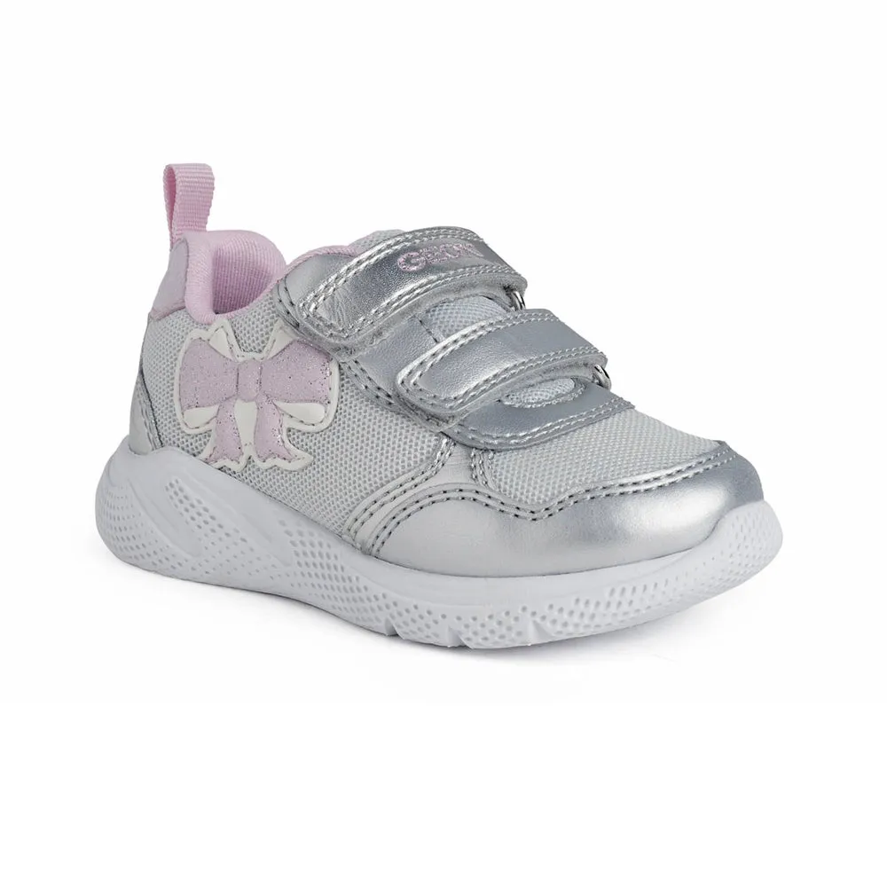 Geox B Sprintye Girl Silver/Pink Trainers