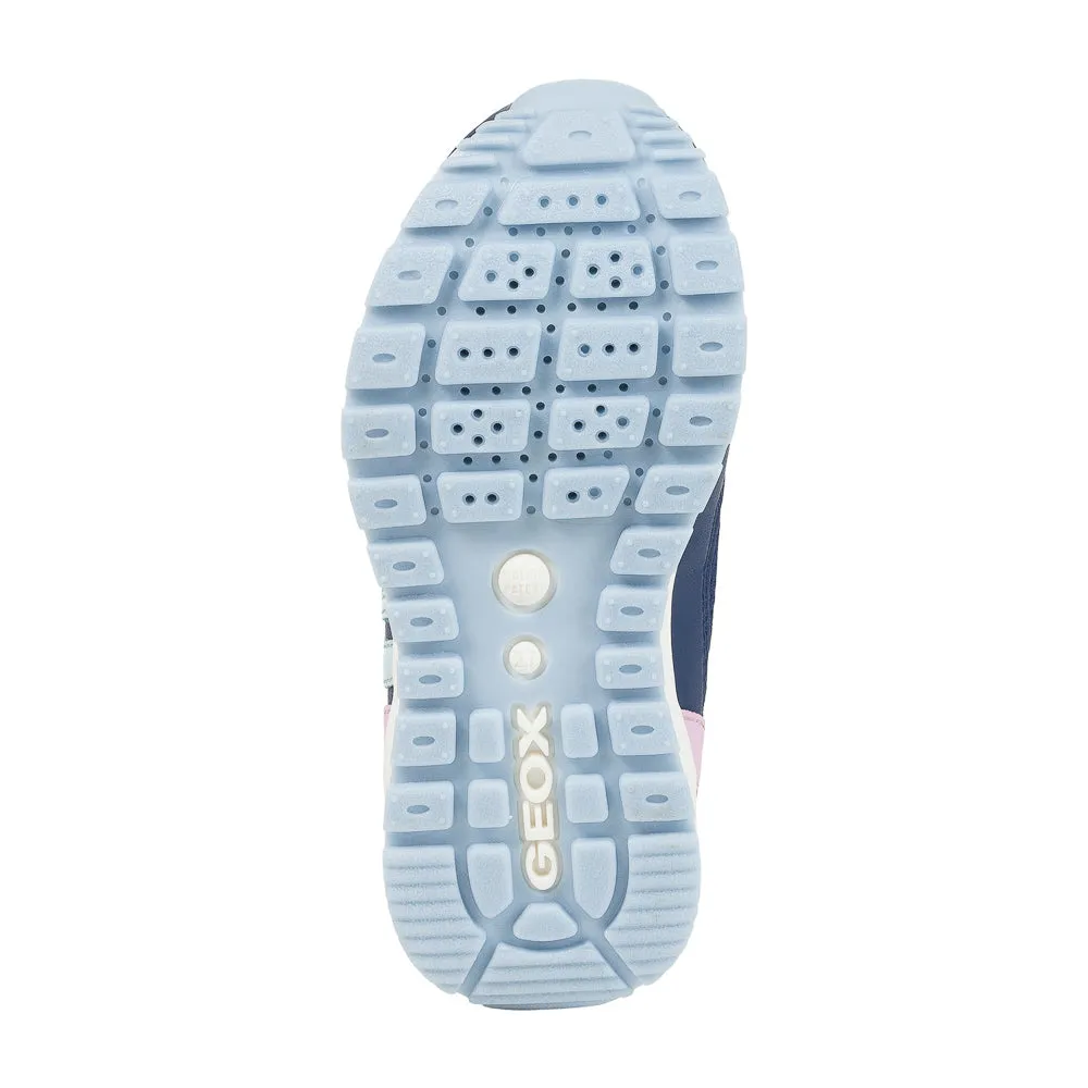 Geox J Pavel Girl Navy/Pink Trainers