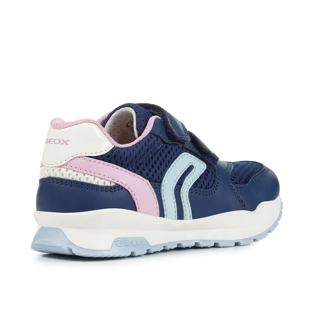 Geox J Pavel Girl Navy/Pink Trainers