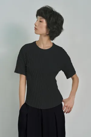 GIN LEE STUDIO | Ava Top | Charcoal
