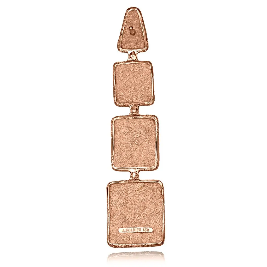 Gold Glossy Cora Earrings