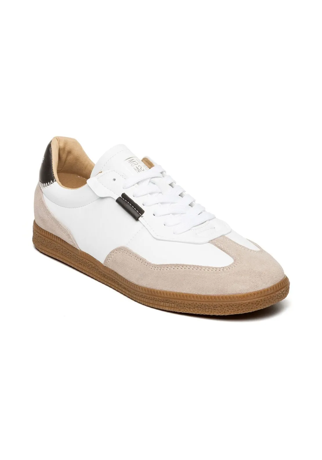 Gum Sole Trainer - White/black