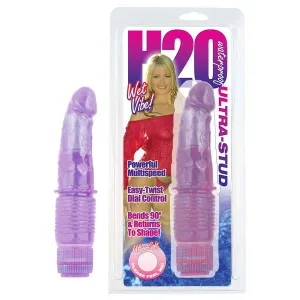 H2O Ultra-Stud - Purple 8 Inch Vibrator