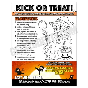 Halloween Safety Tips Flyer 2
