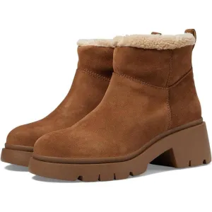 Hatcher Chestnut Suede Ankle Boots