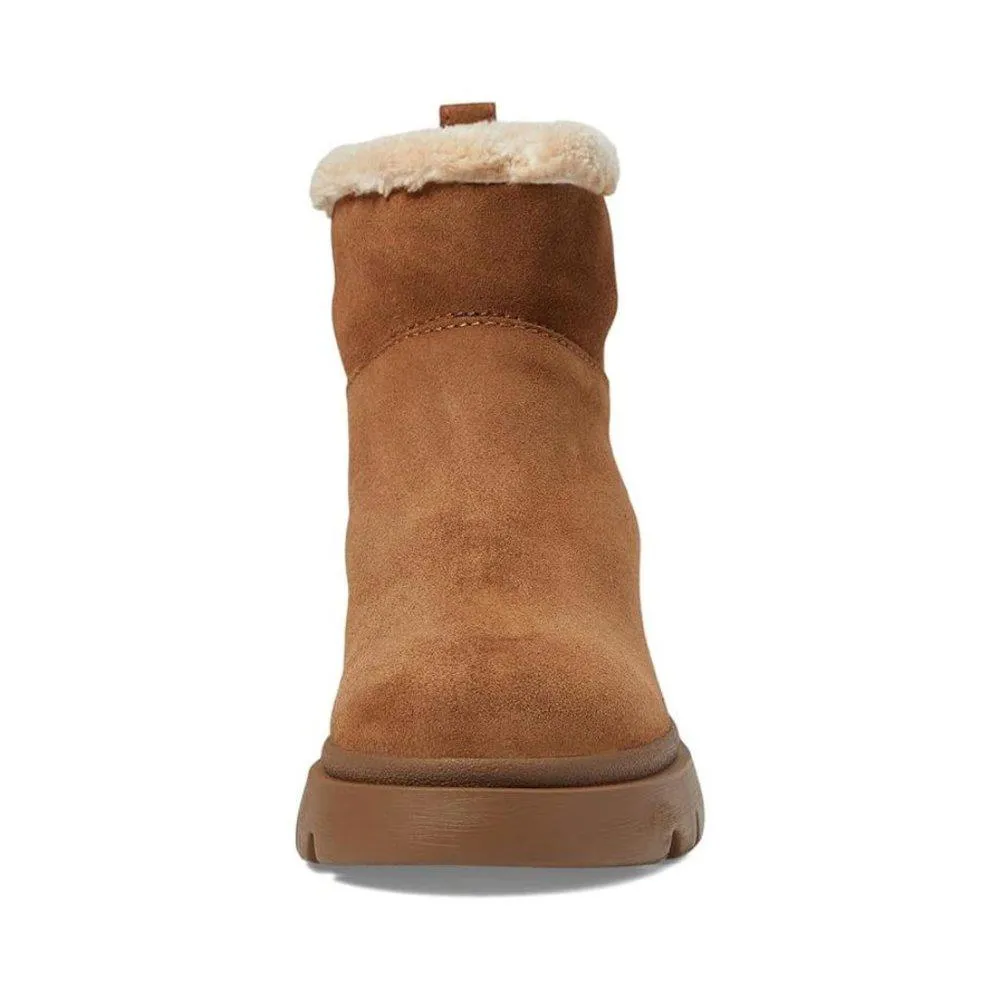 Hatcher Chestnut Suede Ankle Boots