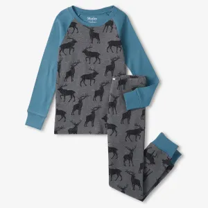 Hatley Organic Pajama Set - Magestic Elk