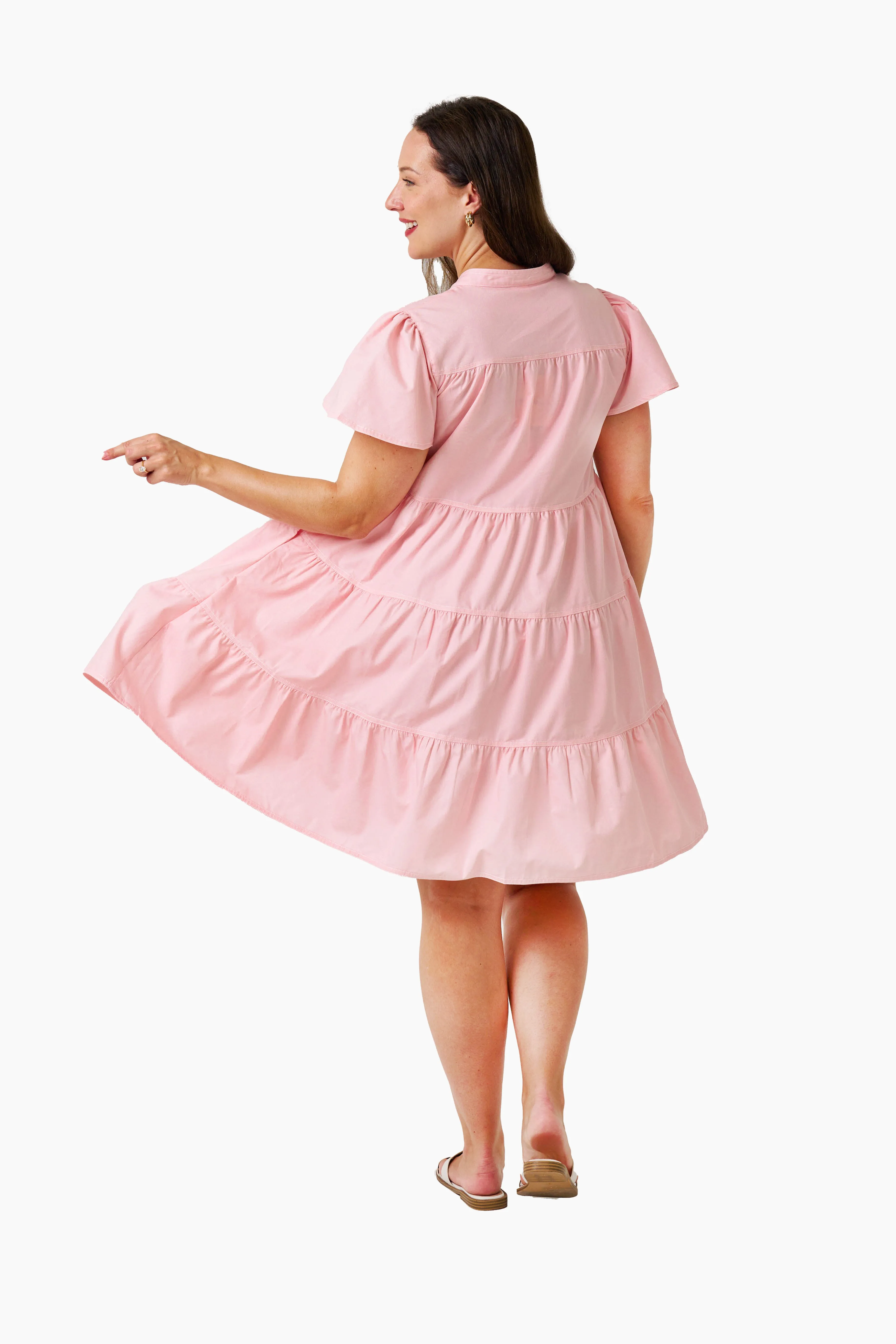 HENSLEY COTTON DRESS (DUSTY PINK)