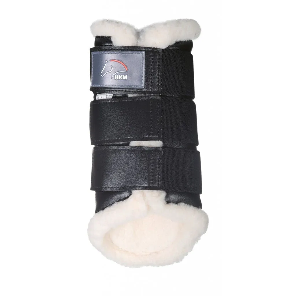 HKM Comfort Protection Fleece Lined Brushing Boots