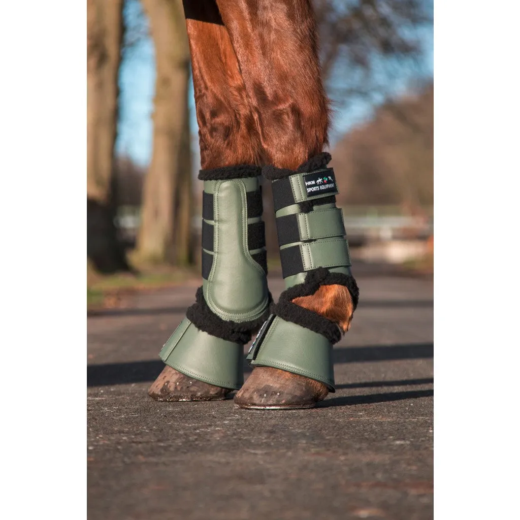 HKM Comfort Protection Fleece Lined Brushing Boots