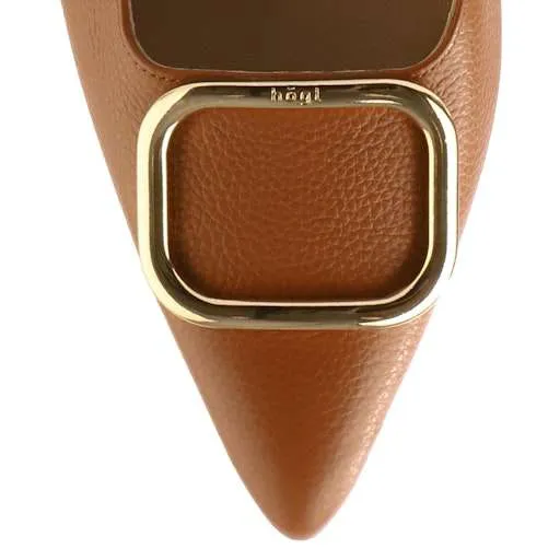 Hogl Cognac Sling Back Pump|910462326