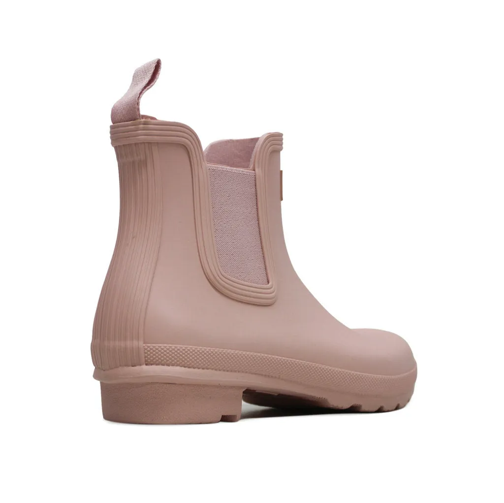 Hunter Original Rubber Women's Chelsea Boots - Faded Rose
