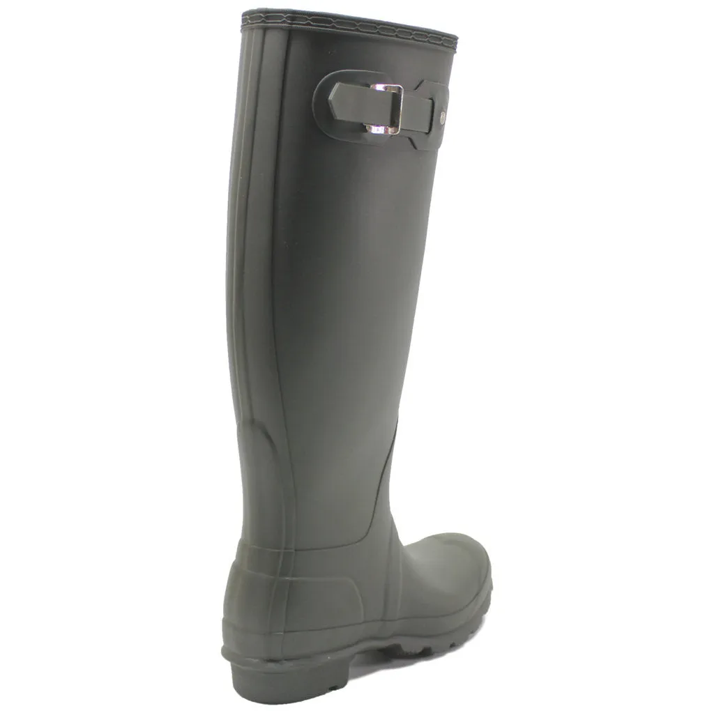 Hunter Original Tall Rubber Women's Wellington Boots - Dark Olive