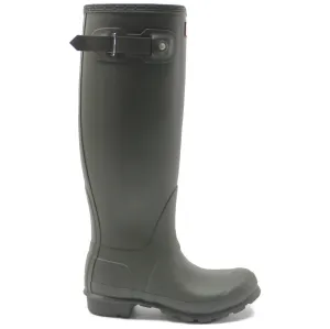 Hunter Original Tall Rubber Women's Wellington Boots - Dark Olive
