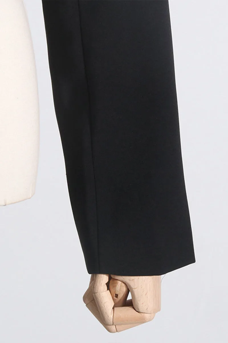 HUS1412 Glam Bow Cutout Blazer Dress Set