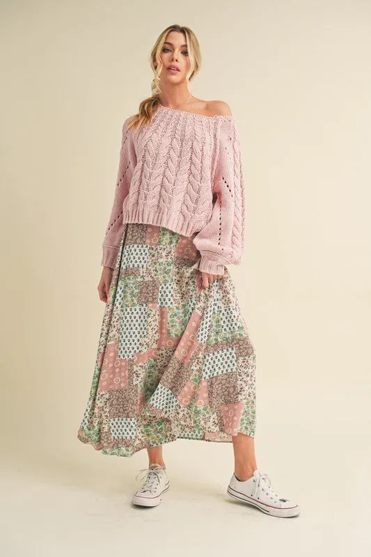 I Wanna Dance Maxi Skirt in Mint