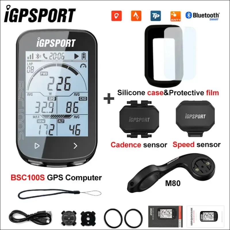 Igpsport ant  igs50s bsc100s bsc 100s cycling computer ble heart rate monitor bike gps waterproof