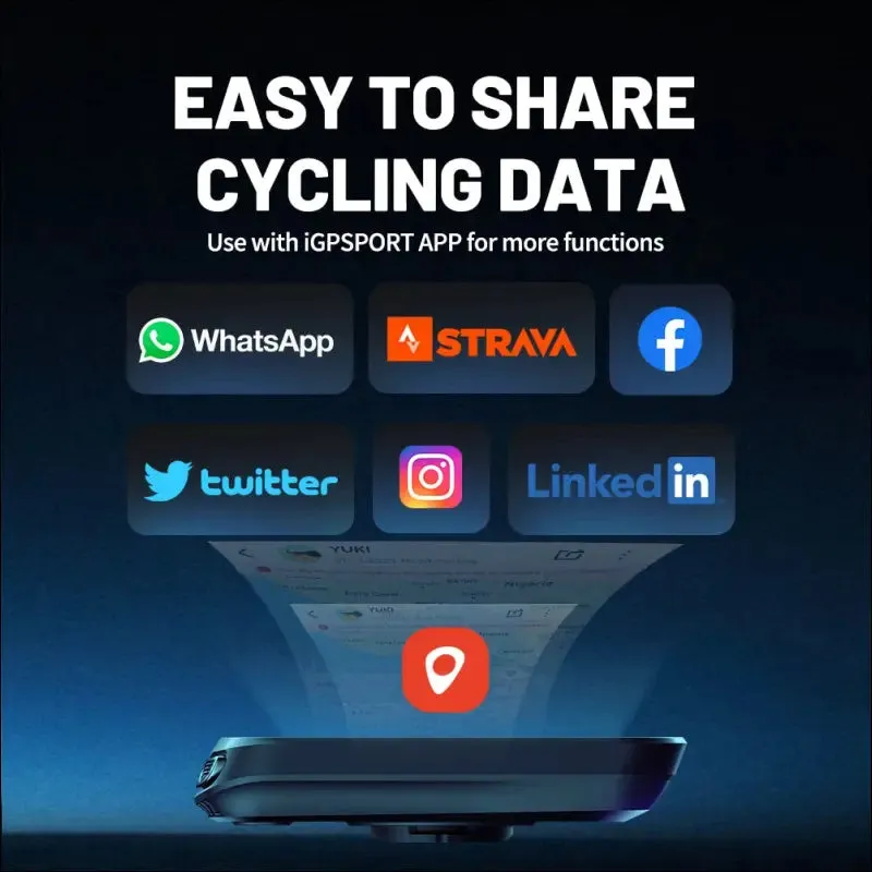 Igpsport ant  igs50s bsc100s bsc 100s cycling computer ble heart rate monitor bike gps waterproof