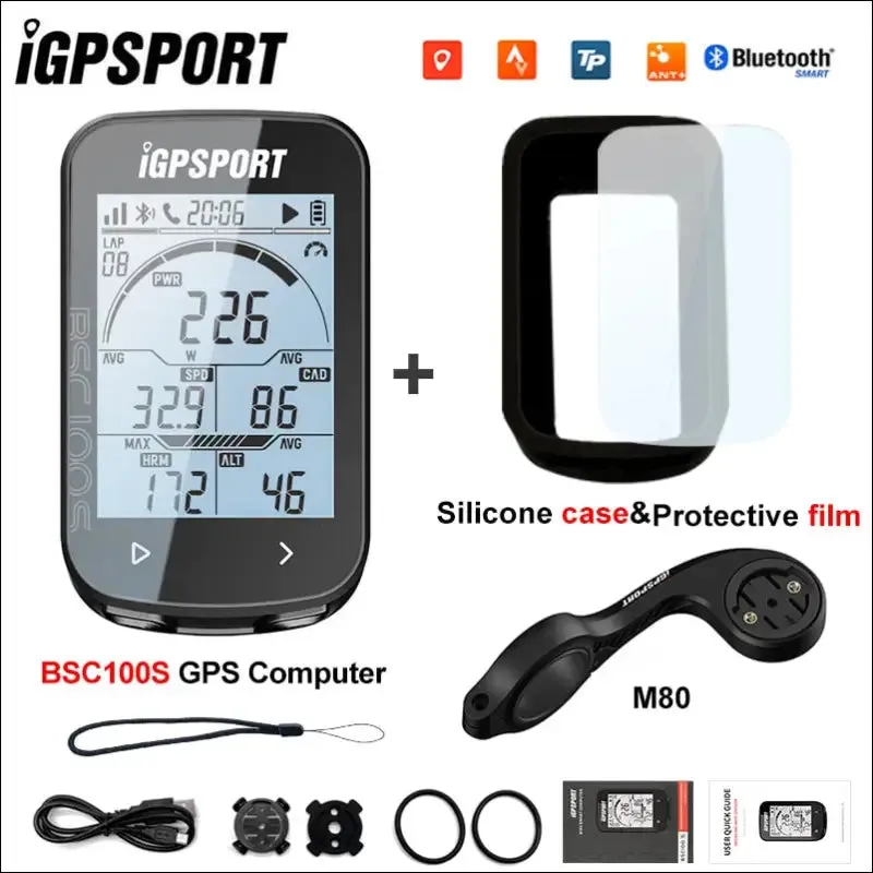 Igpsport ant  igs50s bsc100s bsc 100s cycling computer ble heart rate monitor bike gps waterproof